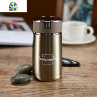 保温杯小巧便携男女学生户外运动健身杯304不锈钢真空杯 FENGHOU 烛光粉色字母310毫升