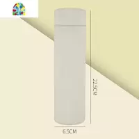 保温杯女简约304不锈钢男马卡龙潮流水杯子学生韩国清新可爱定制 FENGHOU 米白色