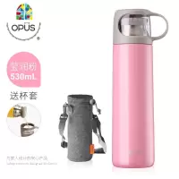 保温杯大容量不锈钢保温壶女士水杯便携保温杯男泡茶杯学生 FENGHOU 月光白