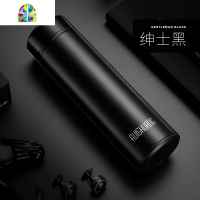 保温杯男士不锈钢水杯女学生便携大容量泡茶杯子创意个性潮流定制 FENGHOU 奢华红