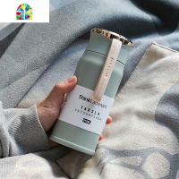 简约文艺保温杯女士ins原宿风男学生水杯便携小清新创意潮流杯子 FENGHOU 浅茶绿-450ml