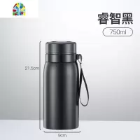 封后超大容量保温杯男大号不锈钢壶茶水分离泡茶1000ml便携水杯带虑网 FENGHO 1100ml金色(茶水分离保温泡茶
