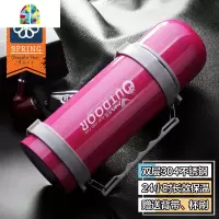 保温壶户外不锈钢车载保温瓶大容量保温杯男欧式家用保温水壶 FENGHOU 天蓝色