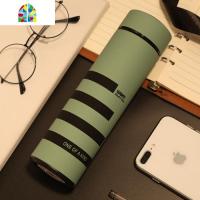 大容量304不锈钢保温杯少女士学生韩版文艺可爱潮流简约男士商务水杯 FENGHOU 白色()