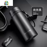 大容量保温杯男女1000ml便携泡茶杯子户外车载不锈钢水杯保温水壶 FENGHOU 钢本色-650ml