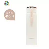 保温杯女士便携创意个性潮流高颜值水杯北欧ins学生小巧可爱 FENGHOU 浅茶绿-450ml