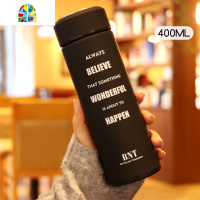 韩版创意个性简约保温杯定制潮流 ins泡茶男女网红水杯时尚杯子 FENGHOU 粉色系-看心情