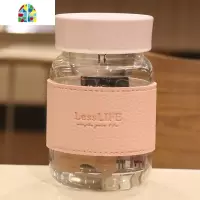 带茶隔玻璃杯韩版清新女随手杯学生可爱防漏水瓶牛奶杯创意水杯子 FENGHOU