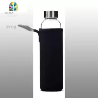 高硼硅玻璃杯带盖水杯男女车载办公礼品杯便携瓶子定制logo FENGHOU