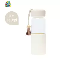 流苏玻璃杯清新可爱便携水杯网红女学生ins风简约森系少女心杯子 FENGHOU