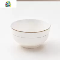 家用吃饭碗陶瓷餐碗欧式米饭碗套装泡面碗创意好看的碗可微波 FENGHOU 如雪6英寸水波碗6个装