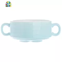 带把手可爱的碗ins蒸鸡蛋羹碗家用燕麦碗吃饭甜品碗公主韩式单个 FENGHOU 白色