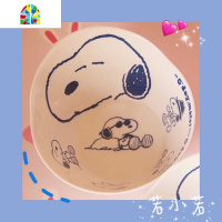 [68]日单史*比狗狗釉上彩碗餐具汤碗防摔可爱少女心ins日式 FENGHOU 单独叉子黑奶牛