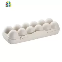 带盖卡扣式可叠加鸡蛋收纳盒 厨房冰箱鲜蛋托食物保护保鲜盒 FENGHOU