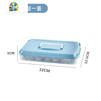 饺子冰箱收纳盒家用馄饨冷冻盒多层储物盒放饺孑的速冻托盘保鲜盒 FENGHOU
