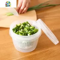 迷你食品盒密封盒食品级葱姜蒜收纳盒厨房冰箱便携式塑料保鲜沥水 FENGHOU保鲜盒保鲜盒