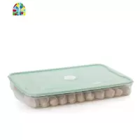饺子盒家用冰箱速冻水饺盒馄饨盒专用鸡蛋保鲜多层储物托盘收纳盒 FENGHOU保鲜盒保鲜盒