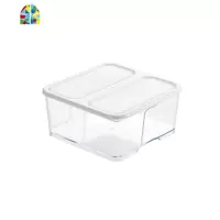 塑料透明杂粮收纳盒厨房食品储物盒冰箱水果食物冷藏保鲜盒 FENGHOU