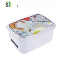 厨房冰箱保鲜收纳盒 日式塑料透明食物储物盒水果蔬菜食品收纳盒 FENGHOU保鲜盒保鲜盒