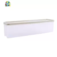 长方形塑料透明厨房日式面条保鲜盒创意带盖冰箱食品收纳盒储物盒 FENGHOU