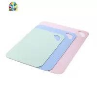 小麦菜板多功能可弯曲厨房分类切菜板塑料耐用多彩家用水果薄砧板 FENGHOU 大中小三件套