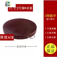 铁木菜板实木圆形砧板厨房切菜板家用案板整木小面板大号刀板 FENGHOU 提手款直径27cm*4cm厚