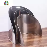 菜板挡围切菜板挡板稻壳刀板便携家用围菜墩围板占板圆挡板 FENGHOU 大号加厚(适合50cm-60cm砧板)