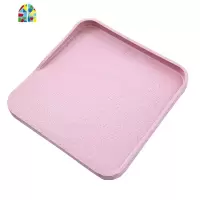 家用砧板大小切菜板稻壳案板水果刀面板宝宝辅食粘板 FENGHOU 北欧蓝[加入收藏优先发