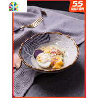 日式创意陶瓷花形碗浅碗菜碗 特色小吃碗点心碗饭碗水果碗沙拉碗 FENGHOU