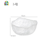 玻璃碗沙拉碗欧式描金边大中小号家用餐具个性碗水果碗甜品碗 FENGHOU 描金大号