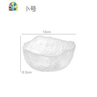 玻璃碗沙拉碗欧式描金边大中小号家用餐具个性碗水果碗甜品碗 FENGHOU 不描金小号