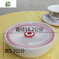 餐具陶瓷分格碗微波炉配盖分餐碗三格碗两格碗分菜盘创意家用饭盒 FENGHOU 长方两格饭盒蓝色火烈鸟