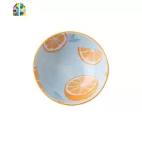 水果陶瓷可爱家用餐盘方盘饭碗勺子韩式个性潮流小清新釉下彩餐具 FENGHOU 菠萝瓷勺
