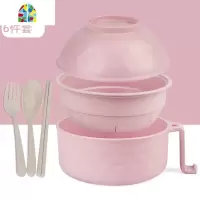 微波炉泡面碗带盖学生宿舍碗单个装创意可爱少女心拌面碗方便面碗 FENGHOU 大容量星海蓝[可泡2包面]送隔层+餐具