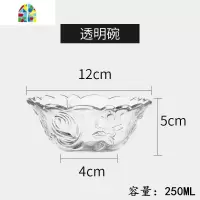 甜品碗燕窝碗网红精致樱桃碗欧式小金边沙拉碗冰激凌家用 FENGHOU 透明碗+透明碟+樱花勺