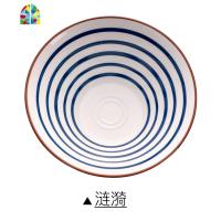 日式陶瓷碗 大号面碗 家用拉面碗斗笠碗泡面碗汤碗 单个大碗面碗 FENGHOU 涟漪款/单个