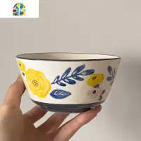 otherbreak 日式花朵陶瓷面碗 饭碗 汤碗 沙拉碗 FENGHOU 秋