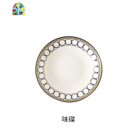 碗碟盘 欧式碗餐具家用陶瓷米饭碗4.5英寸面碗高脚碗套装 FENGHOU 凯旋门(汤勺)