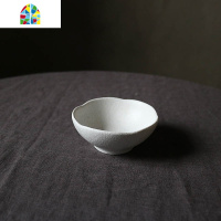 封后W1962白色粗陶质感手捏不规则黑点中式家用餐具碗盘鱼盘饭碗套装 FEN 粗白双耳椭圆碗30*20.5*4.7cm-
