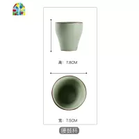 日式餐具碗盘碟套装网红北欧餐具复古家用一人食陶瓷碗盘杯子家用 FENGHOU 一人食套装