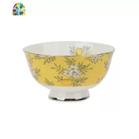 安娜16点餐具碗碟套装家用欧式陶瓷米饭碗盘子美式ins网红 FENGHOU 8英寸汤菜盘