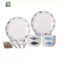 碗碟套装 家用陶瓷餐具套装日式碗盘组合创意米饭碗菜盘碗筷套装 FENGHOU