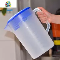 加厚 塑料冷水壶 带盖饮料壶 茶水壶 吧台水壶 蓝盖水壶 5L FENGHOU凉水壶