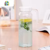 加厚玻璃冷水壶凉水壶果汁饮料壶大容量玻璃凉水壶家用水壶水杯套 FENGHOU 1.1L八角壶+6只水杯