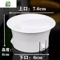 10个装白色盖子配件PC条纹八角塑料水壶盖子塑料扎壶通用凉水壶盖 FENGHOU 5个装无异味PP