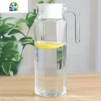 夏天水壶透明家用耐热玻璃茶壶大容量凉杯大号冷耐热白开水壶 FENGHOU 1.1L八角壶