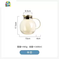 欧式玻璃冷水壶可高温泡茶壶茶托盘水壶套装果汁壶家用凉水壶 FENGHOU 托盘