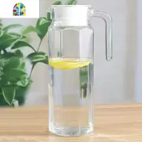 热水密封大容量泡茶玻璃保温家用超大夏季透明高温大号冷水壶 FENGHOU 1.3L鸭嘴壶凉水壶