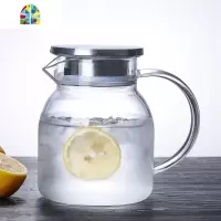 耐热玻璃水壶大容量凉水壶可高温凉白开水杯过滤泡茶壶冷水壶家用 FENGHOU 1.3L三角壶