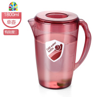 凉茶壶套装冷水壶凉水壶家用冷水杯耐热高温凉白开水壶大容量凉杯 FENGHOU 烟雾灰2200毫升--1壶+3杯